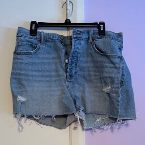 Old Navy Sky-Hi A-Line Jean Shorts Size 14